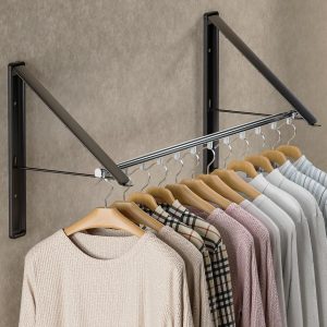 Wall-Mounted Retractable Clothes Drying Rod - Image 7