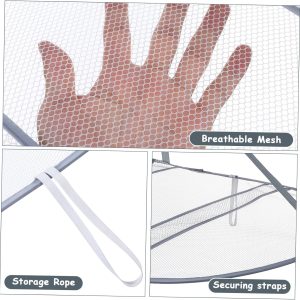 Foldable Flat Mesh Laundry Drying Net for Sweaters - Image 2