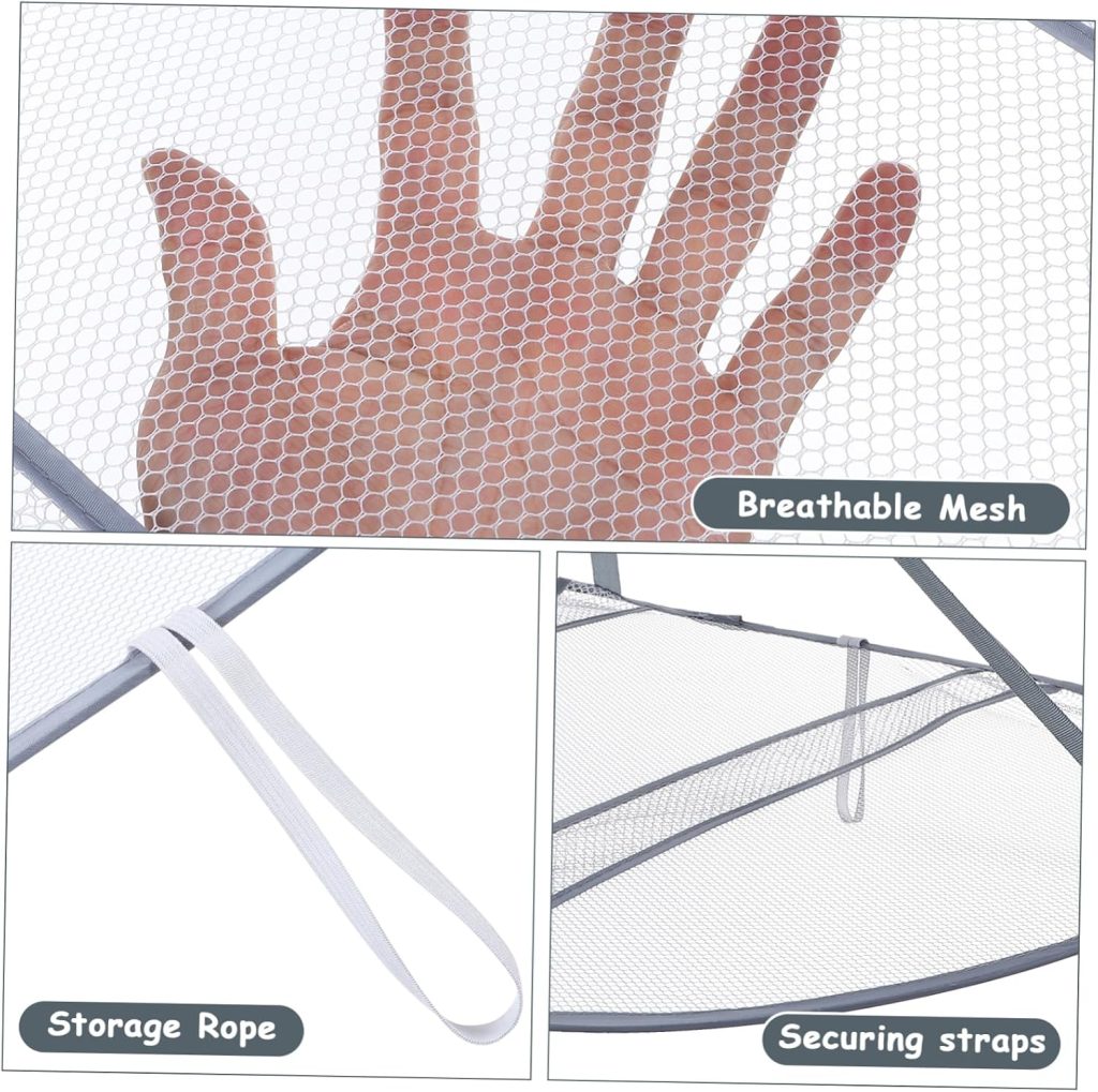 Foldable Flat Mesh Laundry Drying Net for Sweaters and Delicates