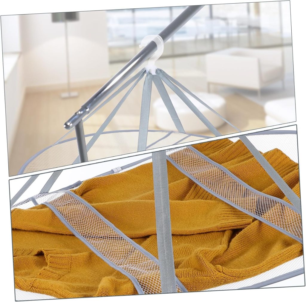 Foldable Flat Mesh Laundry Drying Net for Sweaters and Delicates