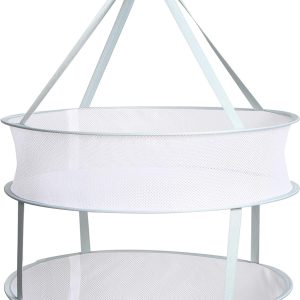 Two-Tier Hanging Mesh Laundry Drying Net, 48 cm - Image 1