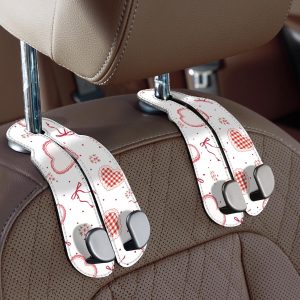 Purse Hook for Car - Universal Premium Stitched Leather and Aluminum-Magnesium Alloy Double Car Seat Back Storage Hook for Purses, Handbags, Bags (2 Pack),Black - Image 13