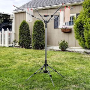 Adjustable Portable Rotary Clothesline, 82 ft - Image 2
